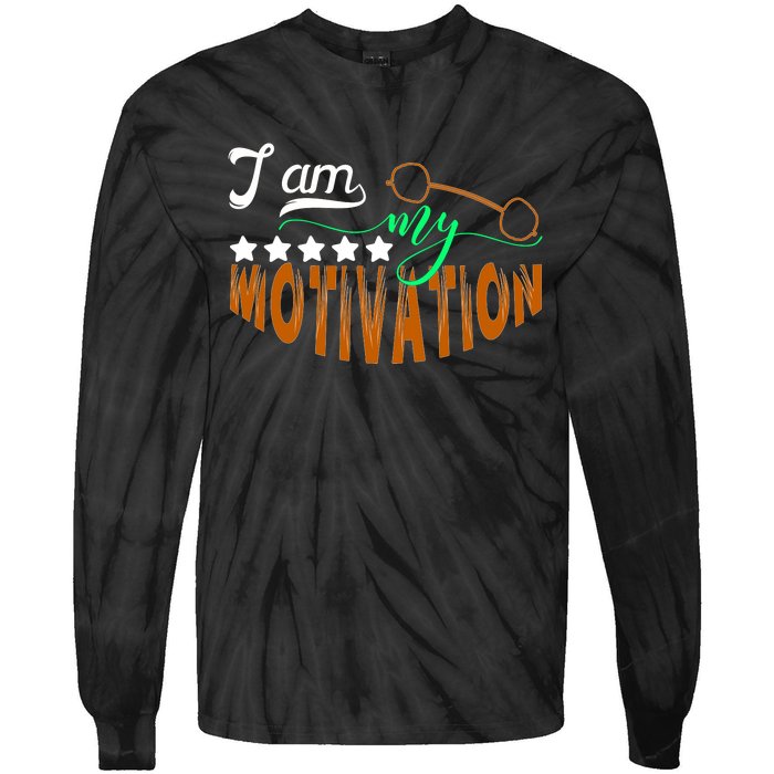 Gym Motivation Apparel Tie-Dye Long Sleeve Shirt