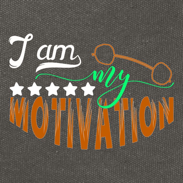 Gym Motivation Apparel Cotton Canvas Backpack