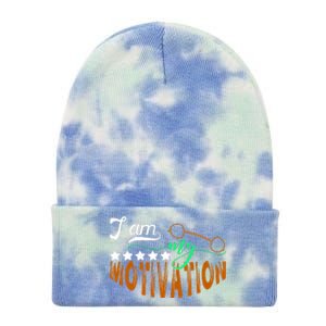 Gym Motivation Apparel Tie Dye 12in Knit Beanie