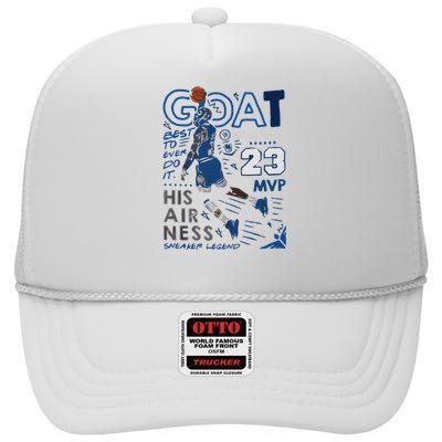 Goat Matching Air High Crown Mesh Back Trucker Hat