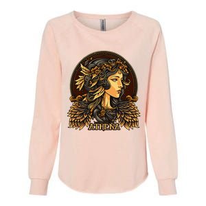 Greek Mythology Ancient Goddess Athena Olympian Deity Womens California Wash Sweatshirt