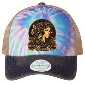 Greek Mythology Ancient Goddess Athena Olympian Deity Legacy Tie Dye Trucker Hat