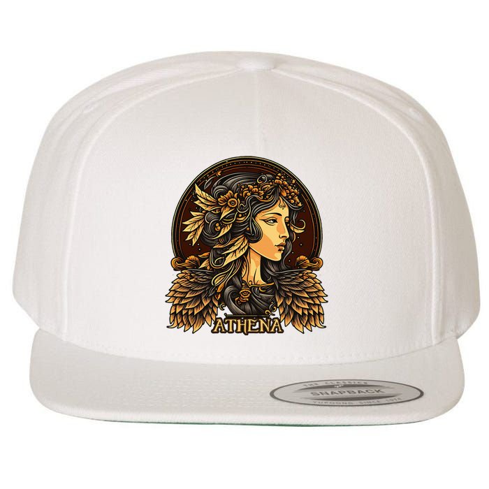 Greek Mythology Ancient Goddess Athena Olympian Deity Wool Snapback Cap