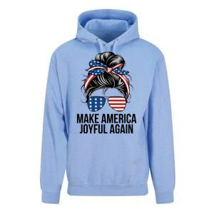 Girl Make America Joyful Again Kamala Harris Tim Walz Waltz 2024 Joyful Warriors Unisex Surf Hoodie