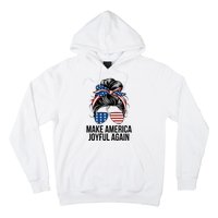 Girl Make America Joyful Again Kamala Harris Tim Walz Waltz 2024 Joyful Warriors Hoodie