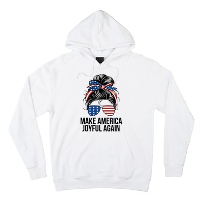 Girl Make America Joyful Again Kamala Harris Tim Walz Waltz 2024 Joyful Warriors Hoodie