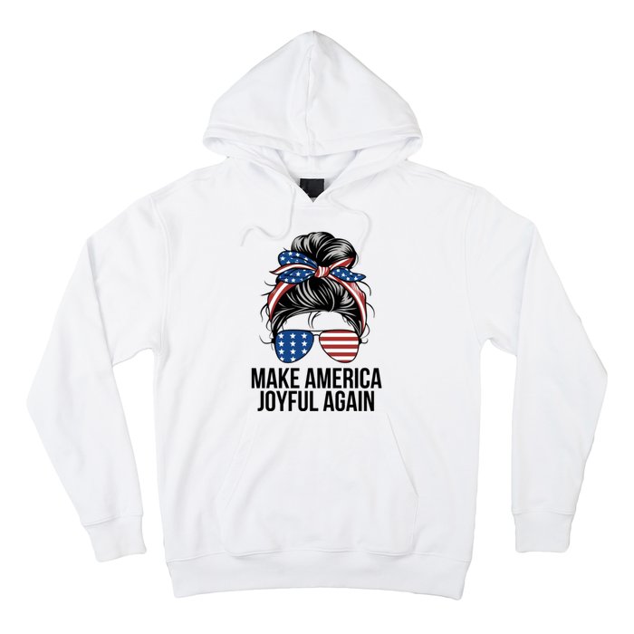 Girl Make America Joyful Again Kamala Harris Tim Walz Waltz 2024 Joyful Warriors Hoodie