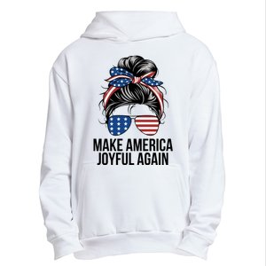 Girl Make America Joyful Again Kamala Harris Tim Walz Waltz 2024 Joyful Warriors Urban Pullover Hoodie