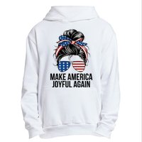 Girl Make America Joyful Again Kamala Harris Tim Walz Waltz 2024 Joyful Warriors Urban Pullover Hoodie