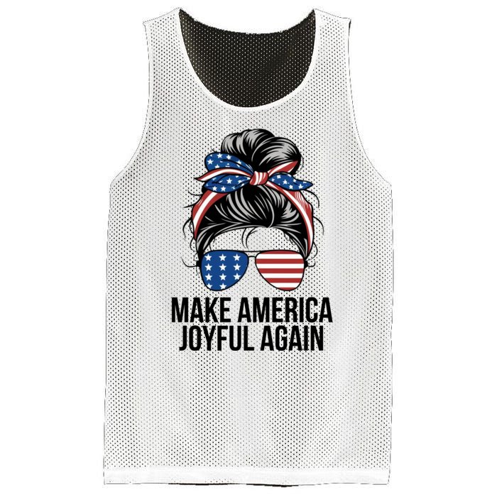 Girl Make America Joyful Again Kamala Harris Tim Walz Waltz 2024 Joyful Warriors Mesh Reversible Basketball Jersey Tank