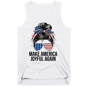 Girl Make America Joyful Again Kamala Harris Tim Walz Waltz 2024 Joyful Warriors Tank Top