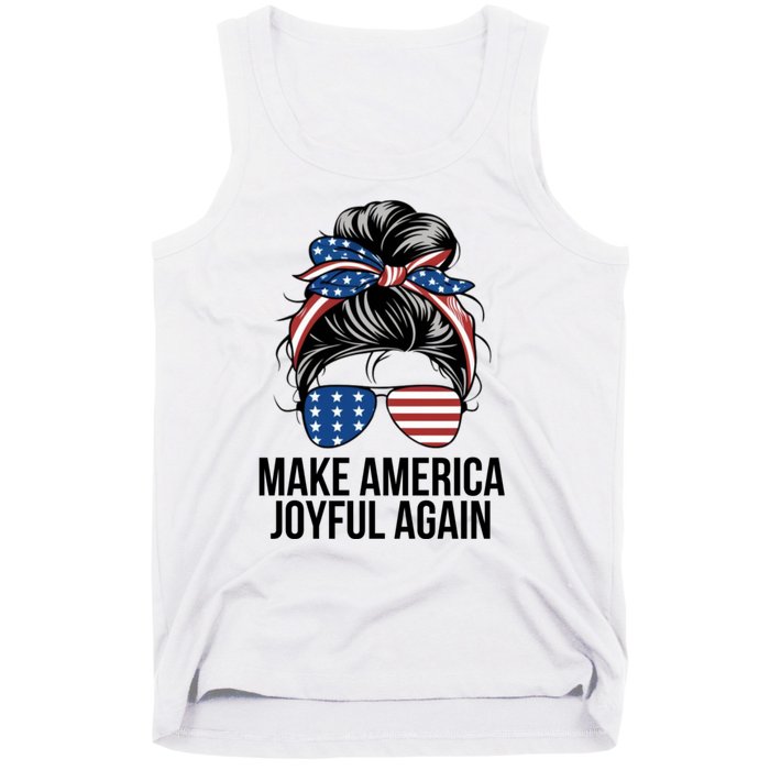 Girl Make America Joyful Again Kamala Harris Tim Walz Waltz 2024 Joyful Warriors Tank Top