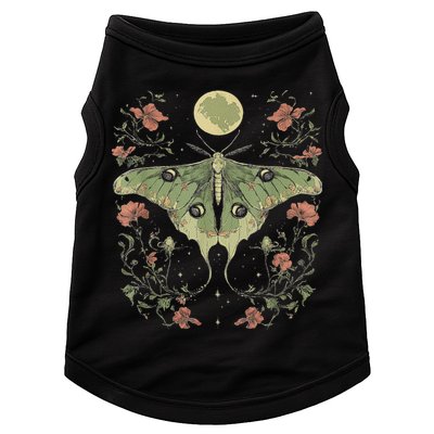 Goblincore Moth And Butterfly Moonphases Flowers Cottagecore Doggie Tank