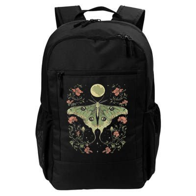 Goblincore Moth And Butterfly Moonphases Flowers Cottagecore Backpack