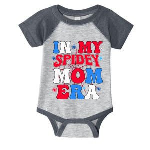 Groovy Mama And Daddy Spidey Mom In My Mom Era Infant Baby Jersey Bodysuit