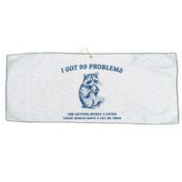 Getting Myself A Little Treat Silly Large Microfiber Waffle Golf Towel