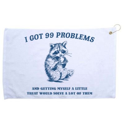 Getting Myself A Little Treat Silly Grommeted Golf Towel