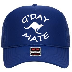 GDay Mate Australian Australia Land Down Under High Crown Mesh Back Trucker Hat