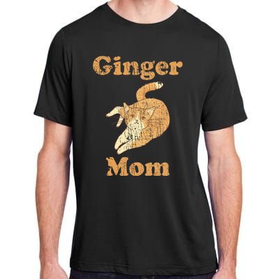 Ginger Mom Adorable Cat Feline Lover Adult ChromaSoft Performance T-Shirt