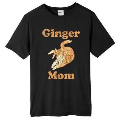 Ginger Mom Adorable Cat Feline Lover Tall Fusion ChromaSoft Performance T-Shirt