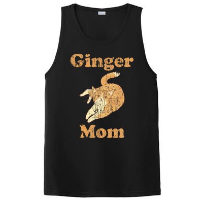 Ginger Mom Adorable Cat Feline Lover PosiCharge Competitor Tank