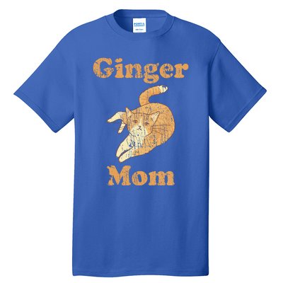 Ginger Mom Adorable Cat Feline Lover Tall T-Shirt