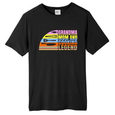 Grandma Mom And Cooking Legend Cook Cooking And Chef Gift Tall Fusion ChromaSoft Performance T-Shirt