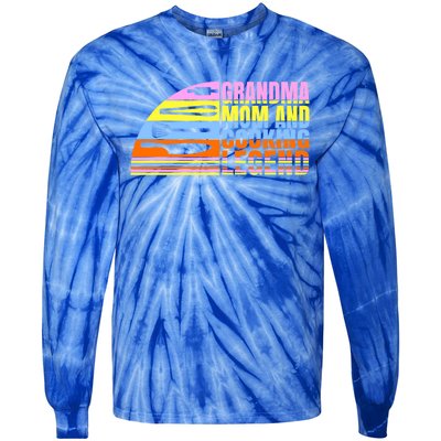 Grandma Mom And Cooking Legend Cook Cooking And Chef Gift Tie-Dye Long Sleeve Shirt