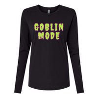 Goblin Mode Animals Going Goblin Mode Womens Cotton Relaxed Long Sleeve T-Shirt