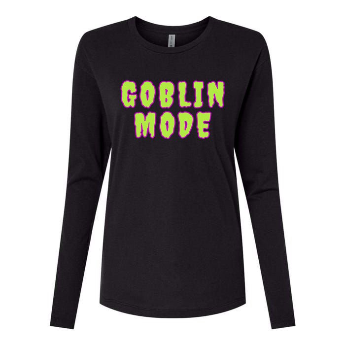 Goblin Mode Animals Going Goblin Mode Womens Cotton Relaxed Long Sleeve T-Shirt