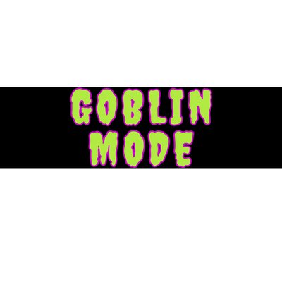 Goblin Mode Animals Going Goblin Mode Bumper Sticker