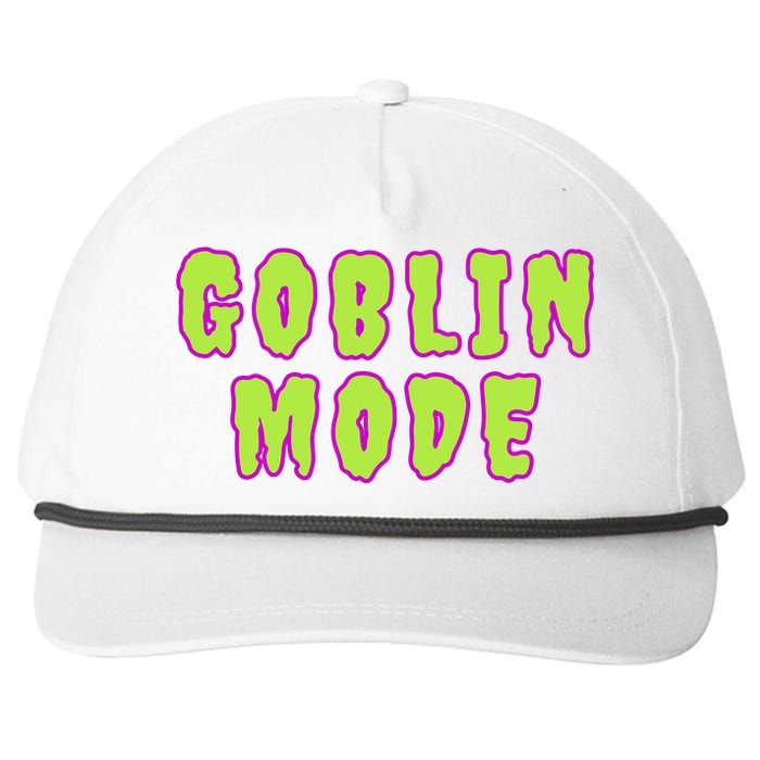 Goblin Mode Animals Going Goblin Mode Snapback Five-Panel Rope Hat