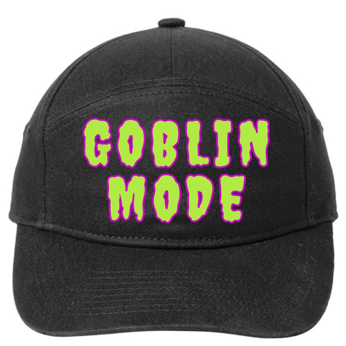 Goblin Mode Animals Going Goblin Mode 7-Panel Snapback Hat