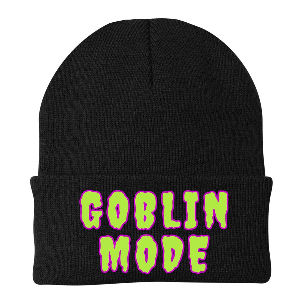Goblin Mode Animals Going Goblin Mode Beanie
