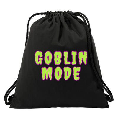 Goblin Mode Animals Going Goblin Mode Drawstring Bag