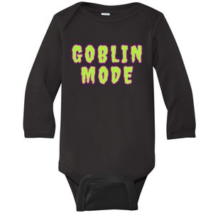 Goblin Mode Animals Going Goblin Mode Baby Long Sleeve Bodysuit