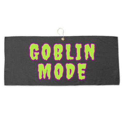 Goblin Mode Animals Going Goblin Mode Large Microfiber Waffle Golf Towel