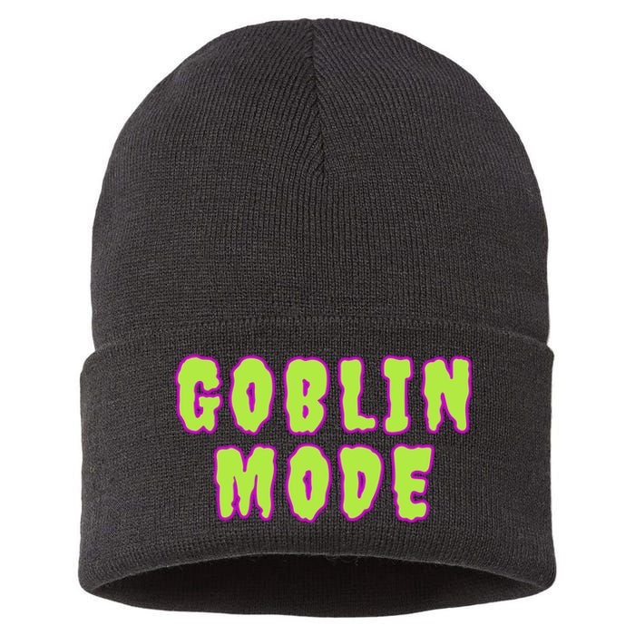 Goblin Mode Animals Going Goblin Mode Sustainable Knit Beanie