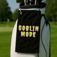 Goblin Mode Animals Going Goblin Mode Golf Towel