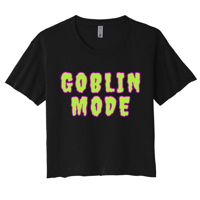 Goblin Mode Animals Going Goblin Mode Crop Top