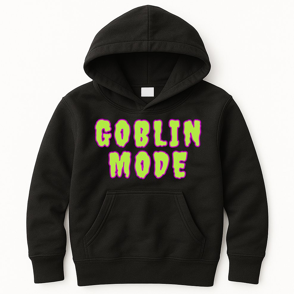 Goblin Mode Animals Going Goblin Mode Kids Hoodie