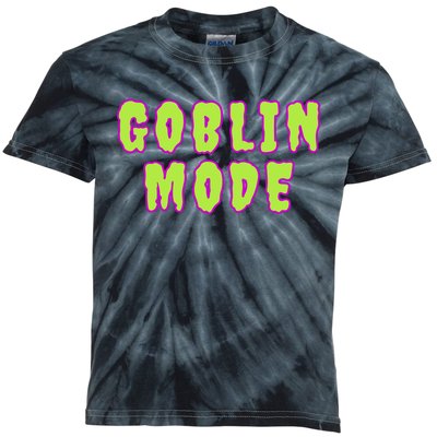 Goblin Mode Animals Going Goblin Mode Kids Tie-Dye T-Shirt