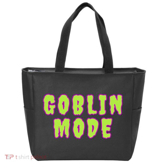 Goblin Mode Animals Going Goblin Mode Zip Tote Bag