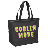 Goblin Mode Animals Going Goblin Mode Zip Tote Bag