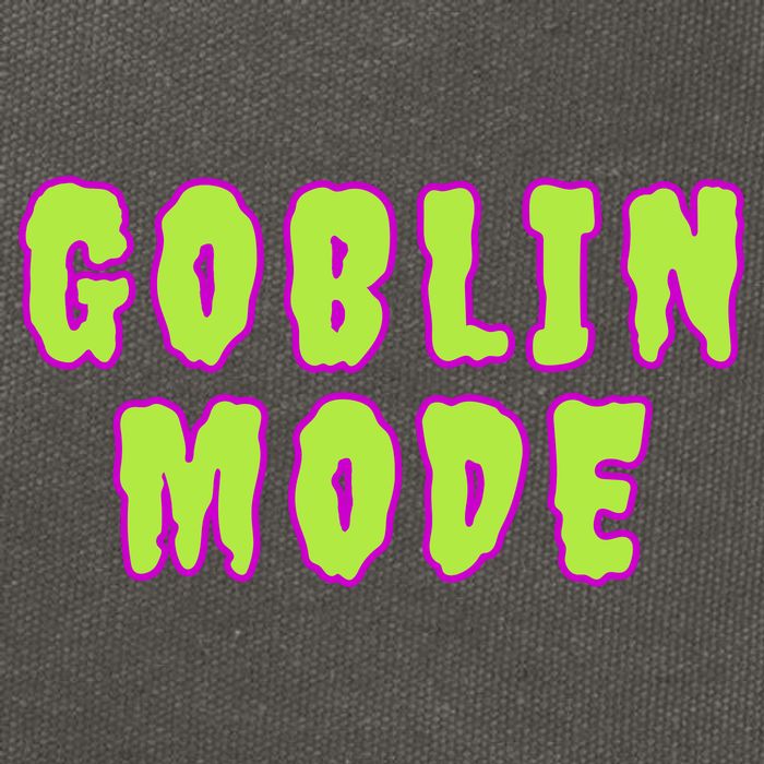 Goblin Mode Animals Going Goblin Mode Cotton Canvas Backpack