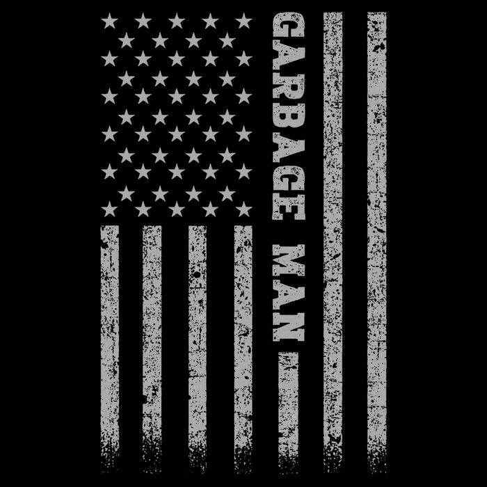 Garbage Man American Flag 16 in Basic Backpack
