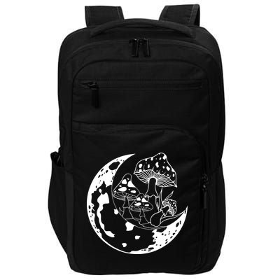 Goblincore Moon Aesthetic Dark Academia Mushroom Impact Tech Backpack
