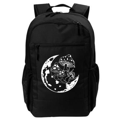 Goblincore Moon Aesthetic Dark Academia Mushroom Backpack