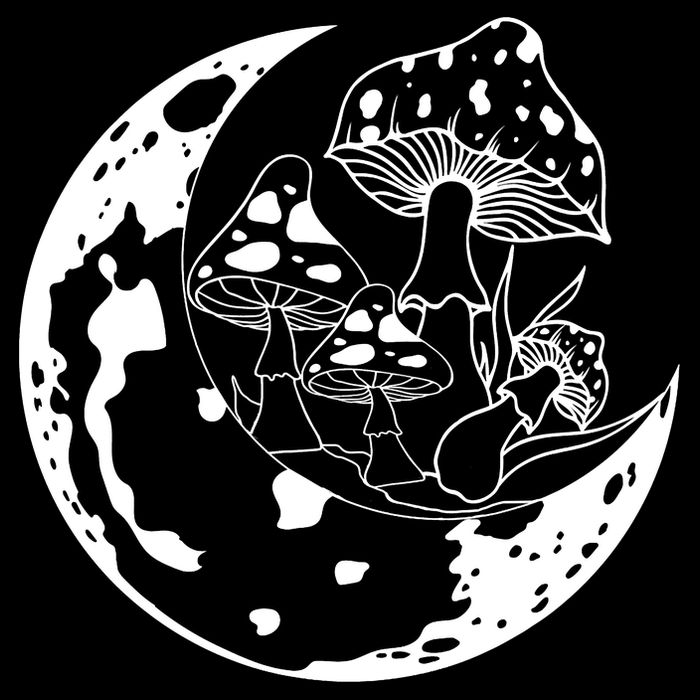 Goblincore Moon Aesthetic Dark Academia Mushroom Backpack