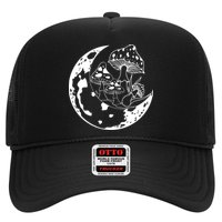 Goblincore Moon Aesthetic Dark Academia Mushroom Hat